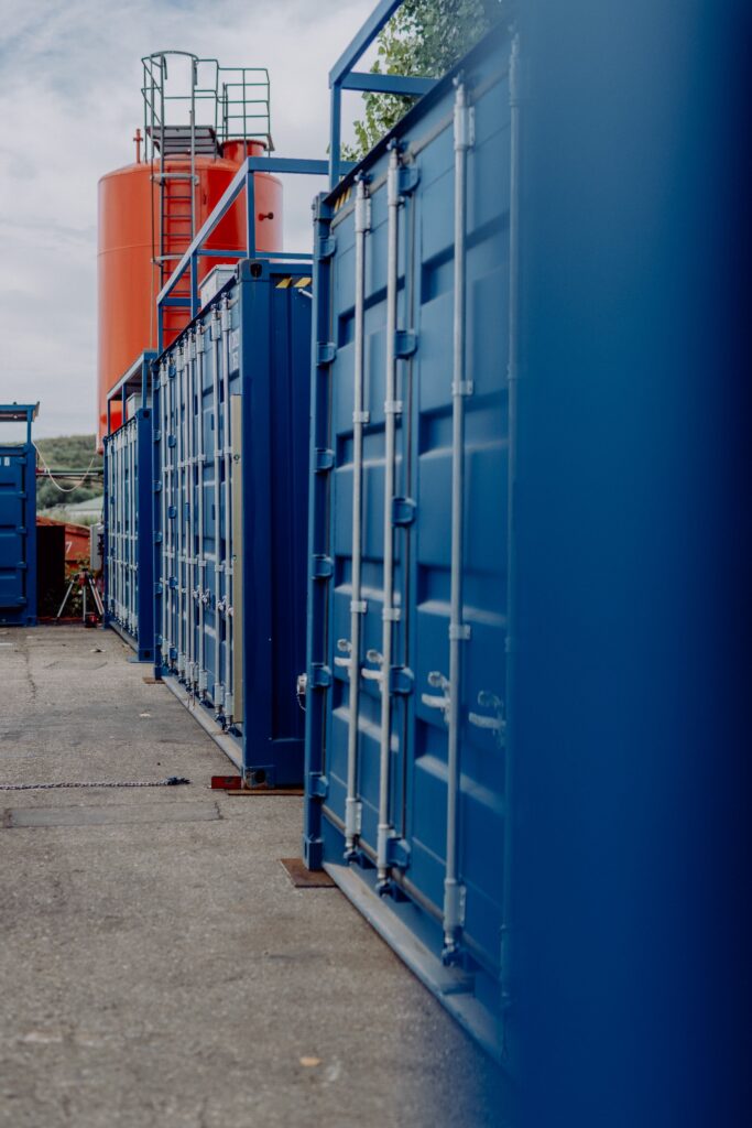 Lagerbehälter für Lithium-Ionen-Akkus