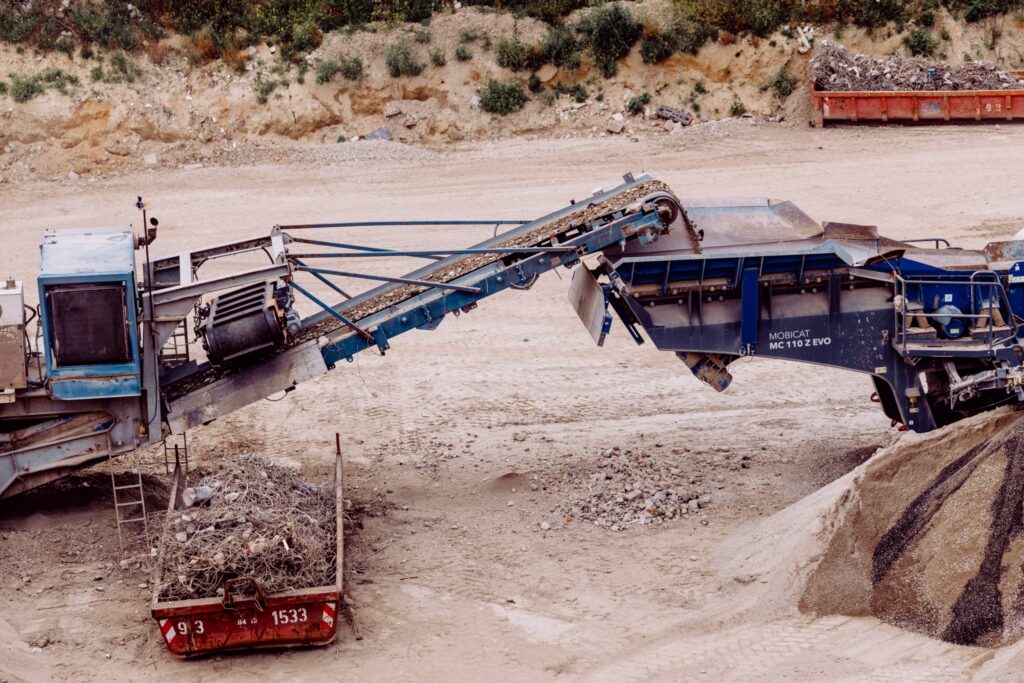 Bauschuttrecyclinganlage